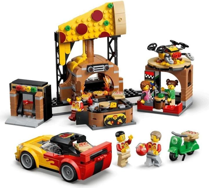 Produktbild LEGO Pizza-Liefererlebnis mit Fahrzeugen (60496)