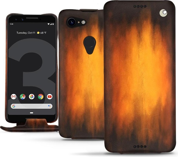 Actual product image Noreve Leather cover vertical (Google Pixel 3)