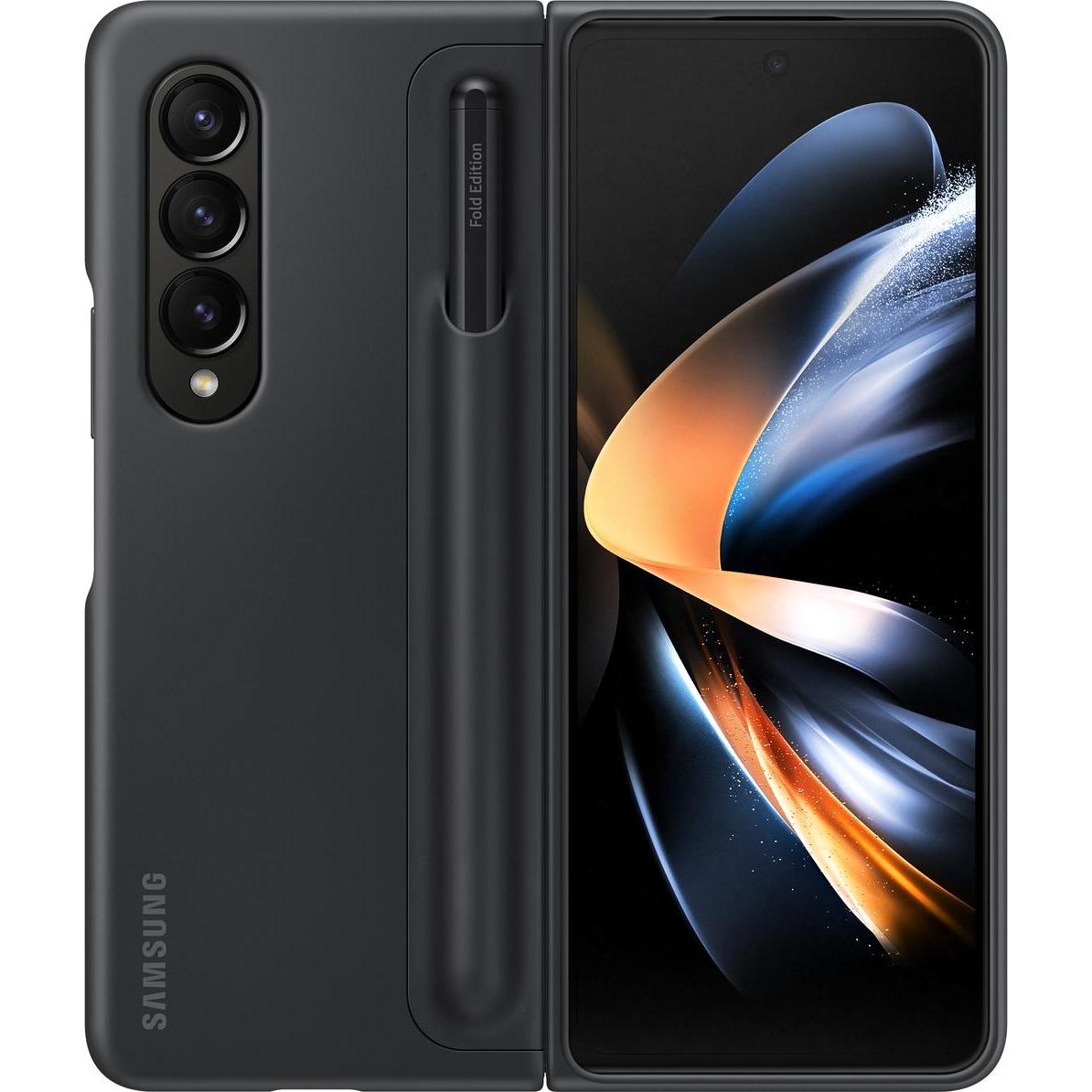 Samsung Standing Case mit Stift (Samsung Galaxy Z Fold4), Smartphone Hülle, Schwarz