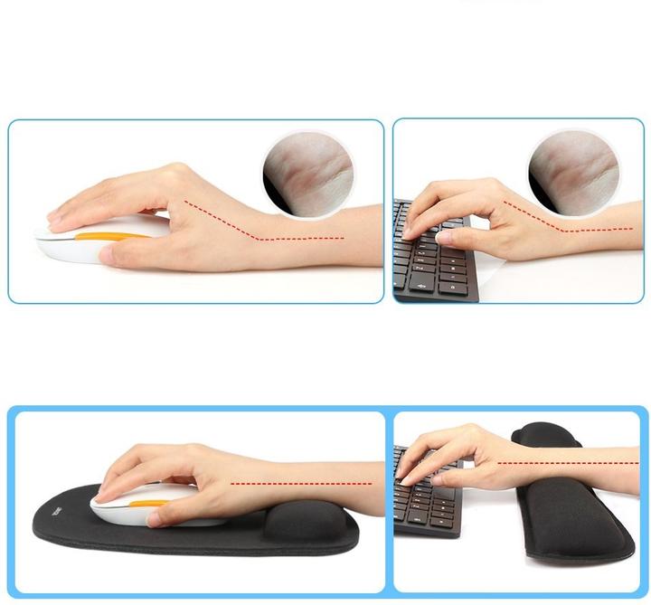 Produktbild Deltalabs Ergonomische Mausmatte und Tastatur Handballenauflage