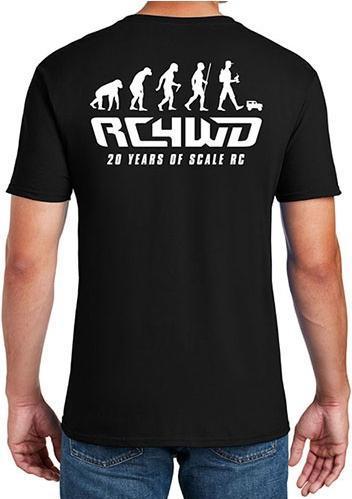 Actual product image Rc4Wd Model making merchandise T-shirt 20th Anniversary size L