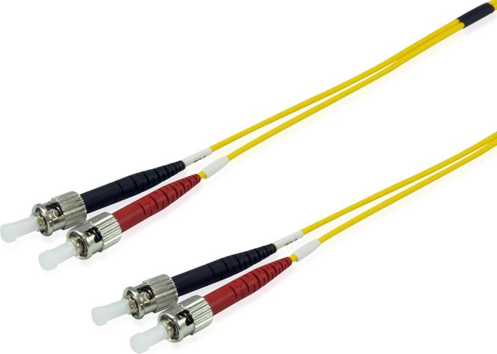 Actual product image equip FO patch cable ST->ST singlemode duplex OS2 ge (5 m)