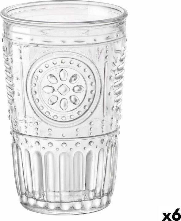 Bormioli Rocco Trinkglas Romantic Glas 340 ml (6 Stück) (0.34 l, 6x)