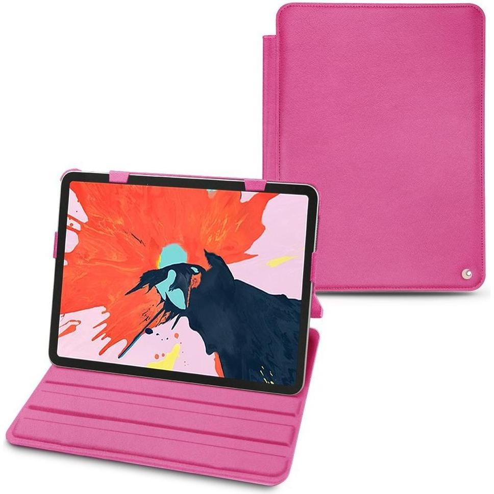 Noreve Lederschutzhülle horizontal (iPad Pro 11 2018 (1. Gen)), Tablet Hülle, Rosa