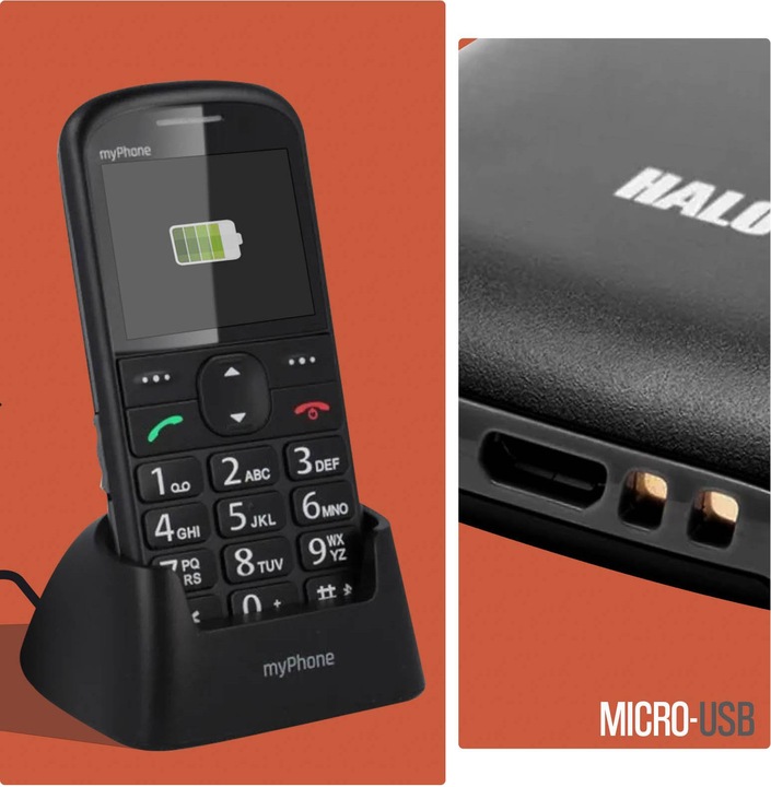 Image du produit Myphone HALO 2 noir (ENG) (2.20", 0.30 Mpx, 2G)