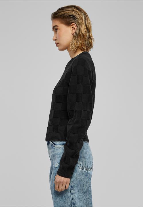 Produktbild Urban Classics Ladies Check Knit Sweater - 126785 (M)
