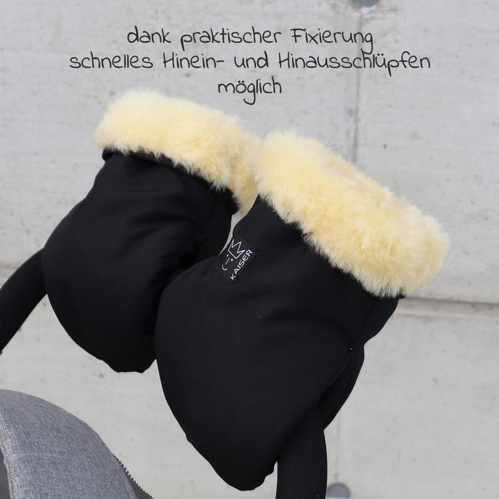 Image du produit Kaiser Gants de poussette Mitt avec fourrure d'agneau