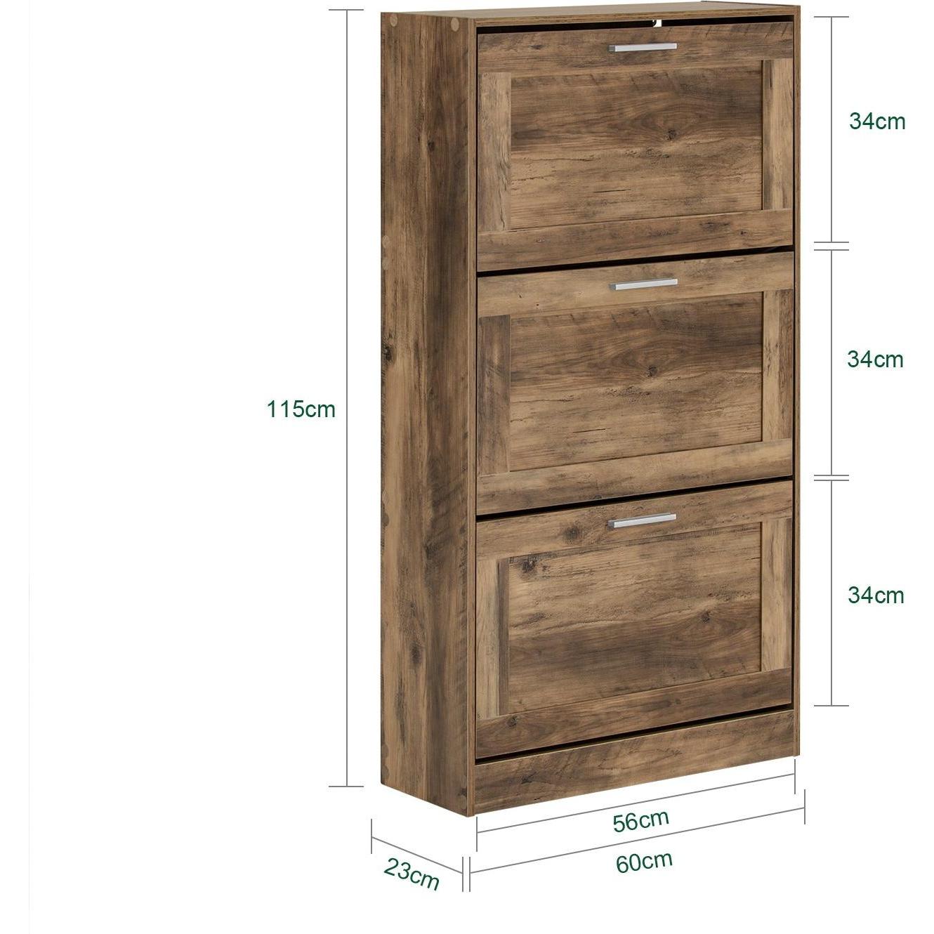 Thumbnail - SoBuy, Schuhschrank, Stanley (60 x 115 x 23 cm)