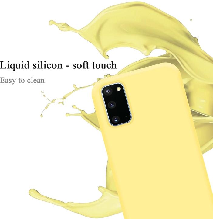 Immagine prodotto Cadorabo Copertura della cassa del silicone liquido TPU (Samsung Galaxy S20+)