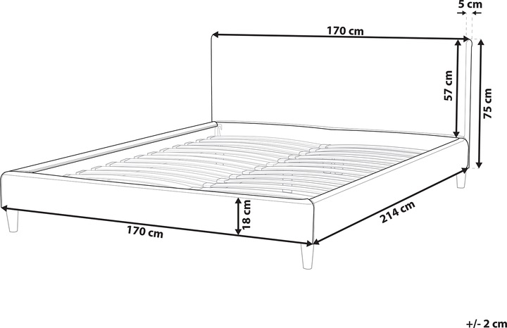 Actual product image Beliani Fitou (160 x 200 cm)