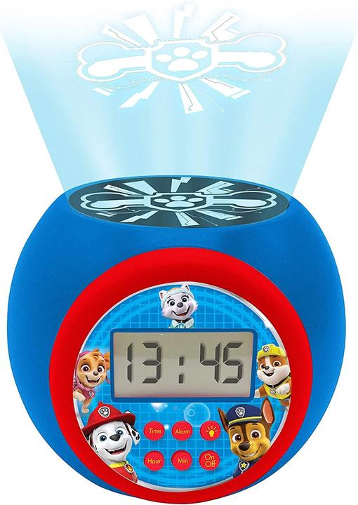 Actual product image Lexibook Paw Patrol Projection Alarm Clock - Digital Clock with LCD Display