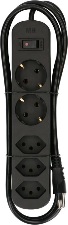 Image du produit Max Hauri Basic Line (5 x, CEE 7/3, Type 13, 1.50 m)