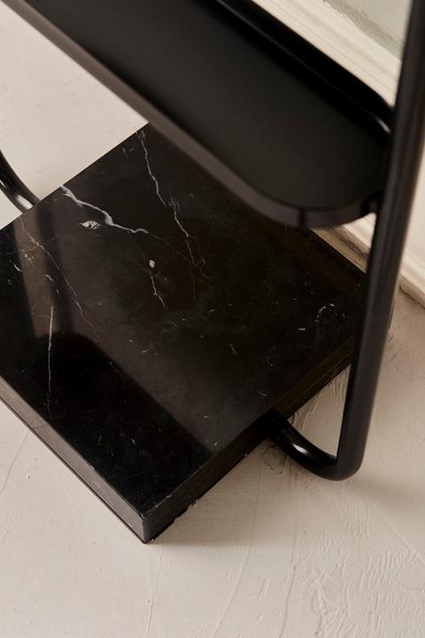 Actual product image Aytm Angui standing mirror with shelf and marble base 180 cm