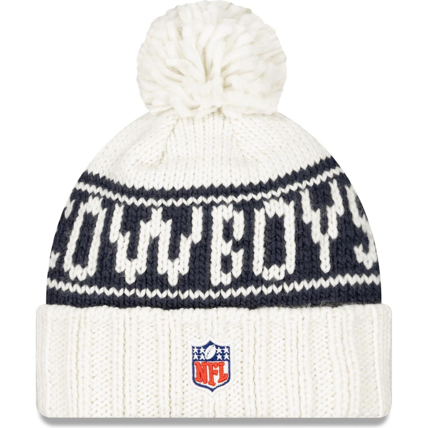 Thumbnail - New Era, Damen, Cap, Sideline Damen Winter Mütze - NFL Dallas Cowboys, Weiss, (One Size)