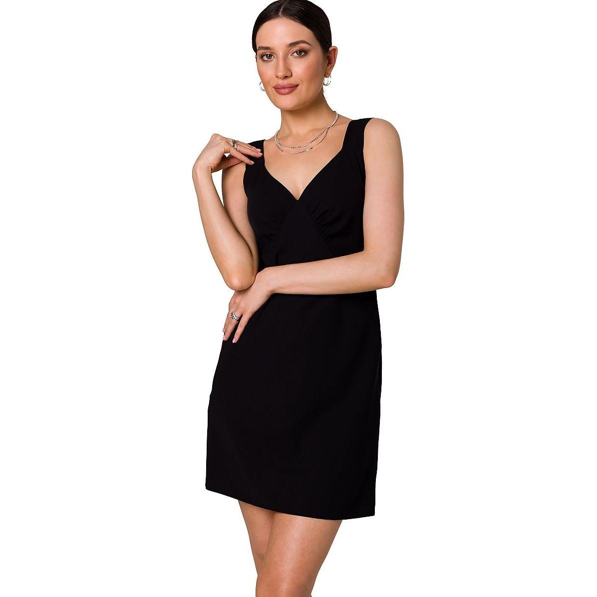 Makover, Damen, Kleider, Cocktail dress, Schwarz, (XL)