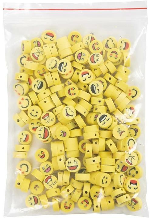 Produktbild Creativ Company Perlen Ton Figurperlen 200 Stück, Smiley