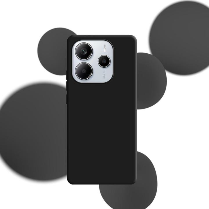 Actual product image 3MK Silicone Case for Xiaomi Redmi Note 14 5G - black (Xiaomi Redmi Note 14 5G)