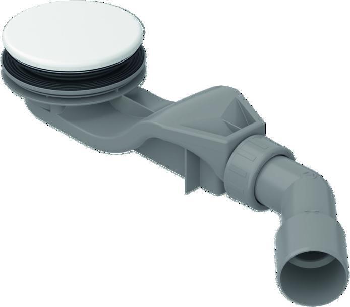 Bette Solid 30 Ablaufgarnitur, seitlich 0,6 l/s, mit Antirutsch Pro oder Sense, B597- (Ablaufgarnitur)