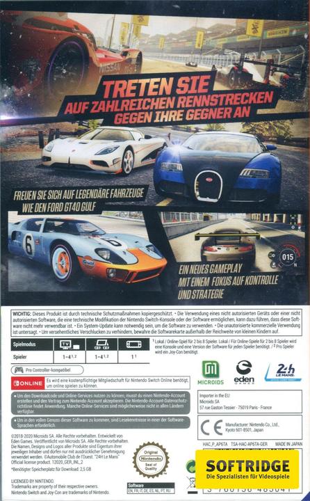 Produktbild astragon Switch Gear Club Unlimited 2 - Tracks Edition (Switch, Multilingual)