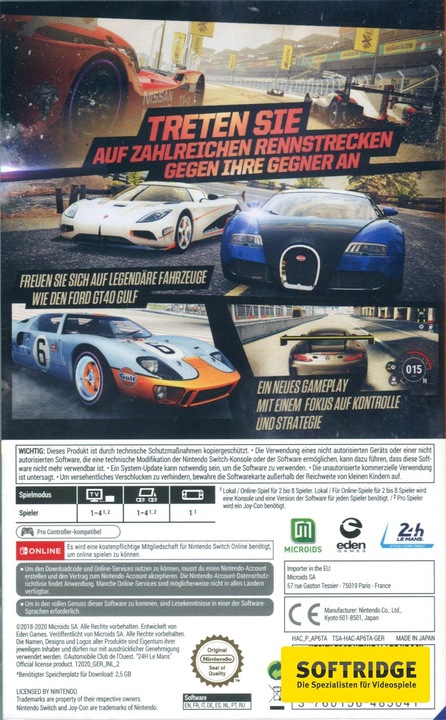 Produktbild astragon Switch Gear Club Unlimited 2 - Tracks Edition (Switch, Multilingual)