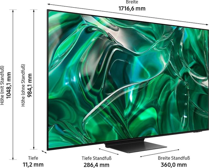 Immagine prodotto Samsung SAMS GQ-77S95C OLED TCS SMA UHD 195 GQ77S95CATXZG (77", S95C, OLED, 4K)