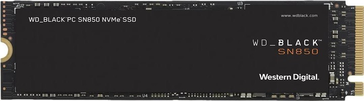 Actual product image WD Black SN850 with Heatsink (Retail) (1000 GB, M.2 2280)