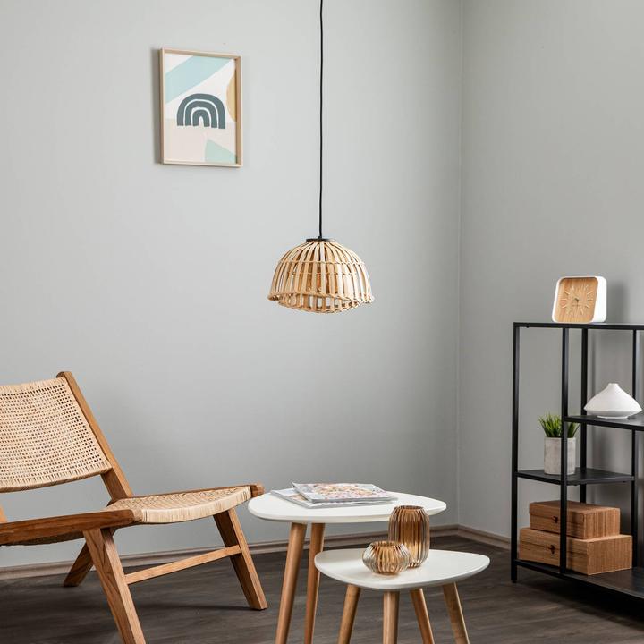 Produktbild Lindby Dabila Pendelleuchte Ø30 Bamboo (E27)