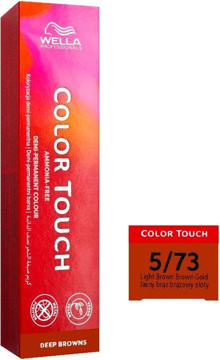 Produktbild Wella Professionals Color Touch 5/73 - Semi-Permanent Hair Color (5, 73 - Kupferblond Hellgold)