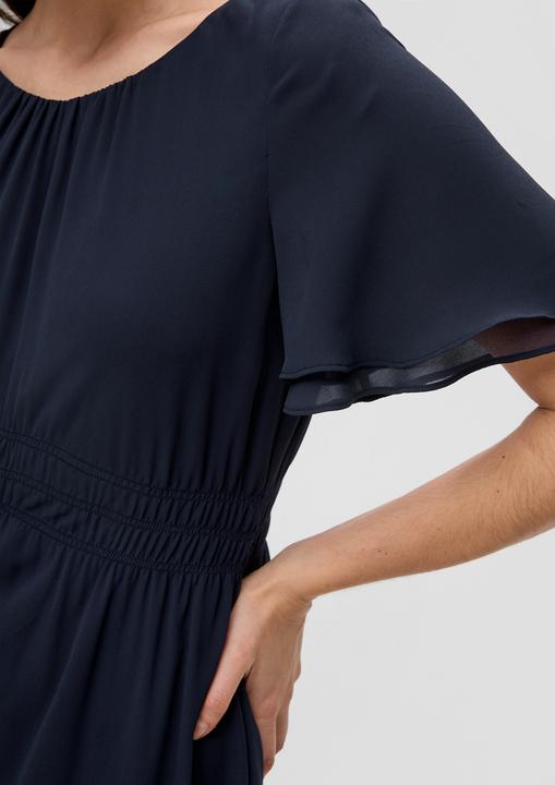 Produktbild s.Oliver Kleid Chiffonkleid mit Raffung (36)