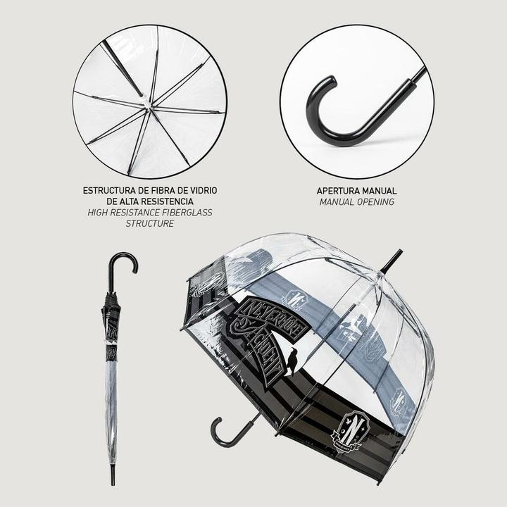 Image du produit Cerdá Wednesday Parapluie Nevermore