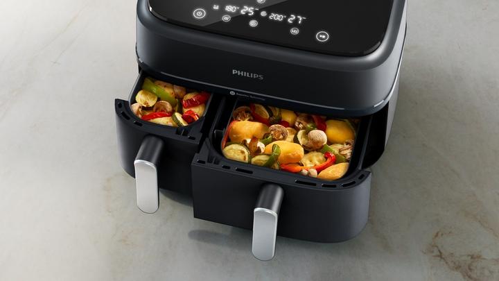 Productafbeelding Philips Airfryer met twee korven 9 L (NA351/00)