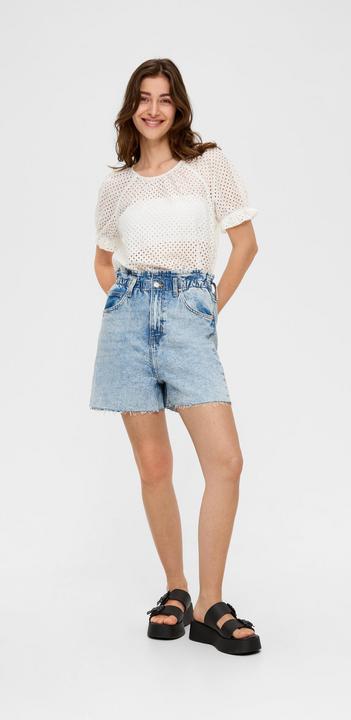 Image du produit s.Oliver Bluse Spitzenbluse aus Baumwollmix (42)