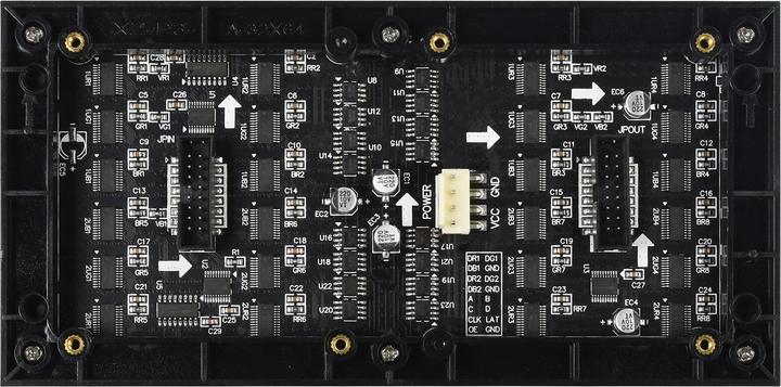 Image du produit WaveShare Horloge numérique à matrice RGB pour Rasperry Pi Pico 64x32