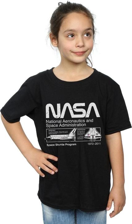 Immagine prodotto Nasa Classic Space Shuttle Maglietta Ragazze (128)