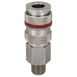 Rs Pro, Rohrverbindungstechnik, Pneumatische Schnellsteckkupplung Messing (Rohrkupplung)