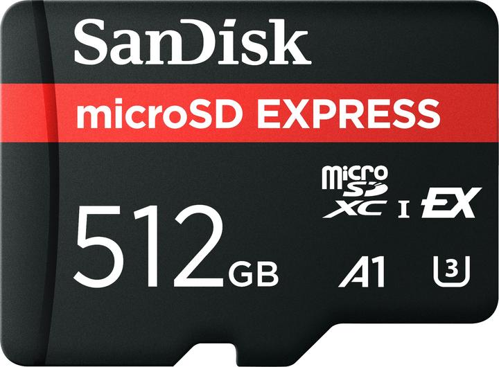 Produktbild SanDisk Express (512 GB, microSDXC, U3, UHS-III)