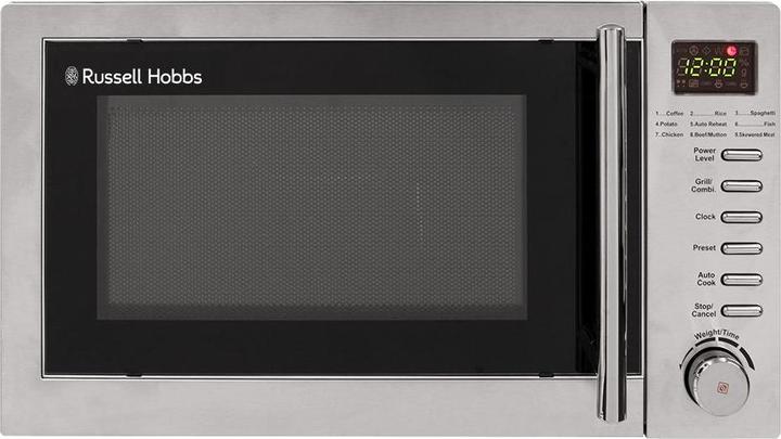 Image du produit Russell Hobbs RHM2031 – 20-Liter-Digitale Mikrowelle mit Grill, Edelstahl (20 l)