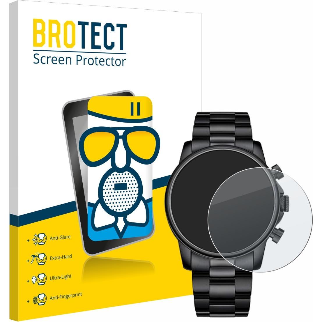 BROTECT Schutzglas Schutzfolie Displayschutz Display Schutz Glas Folie matt, Smartwatch Schutzfolie, Grau