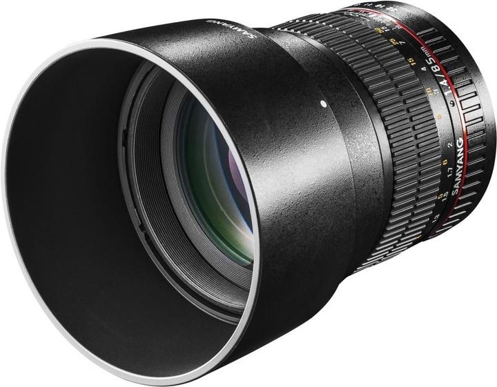 Actual product image Samyang 85mm F1.4 Sony A-mount (Sony A, APS-C / DX)