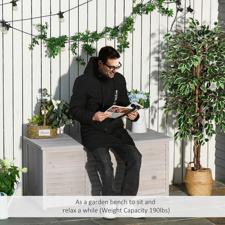 Image du produit Outsunny Coffre de jardin