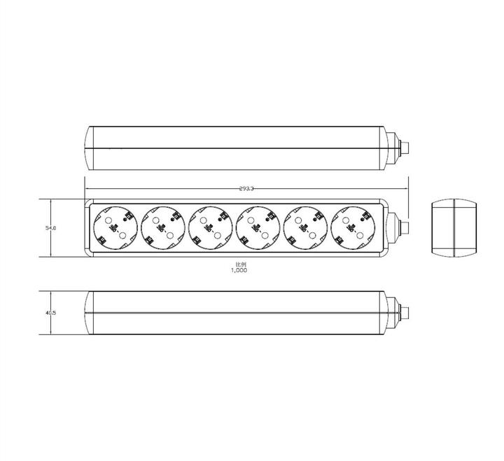 Immagine prodotto Bachmann Selly (6x, CEE 7/3, 1.50 m)