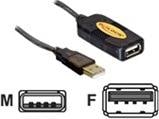 Productafbeelding Delock USB kabel verlenging (10 m, USB 2.0)