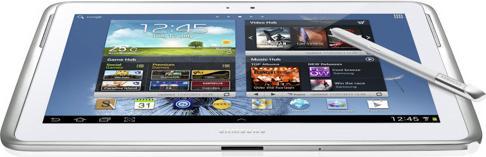 Produktbild Samsung Galaxy Note 10.1 N8010 (10.10", 16 GB, Weiss)