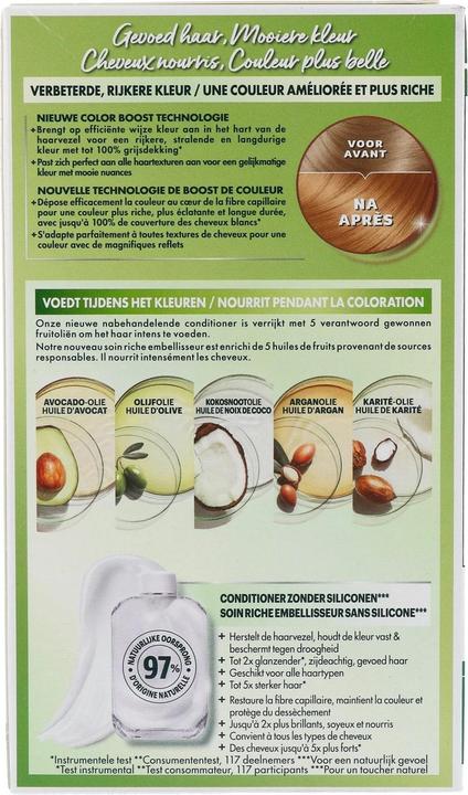 Image du produit Garnier Nutrisse Creme 7.3/73 Honey Blonde Hair Color (7.3/73 Honey Blonde)