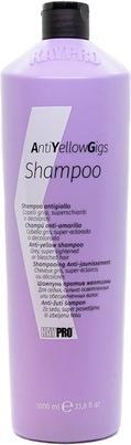 Image du produit Kay Color KEPRO Kay Pro No Yellow Gigs Shampooing anti-jaune pour cheveux blonds, décolorés ou gris 1000ml (1000 ml, Shampoing liquide)