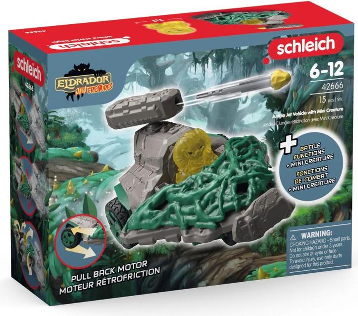 Produktbild Schleich Dschungel Düsenjet Fahrzeug mit Mini Cretaure