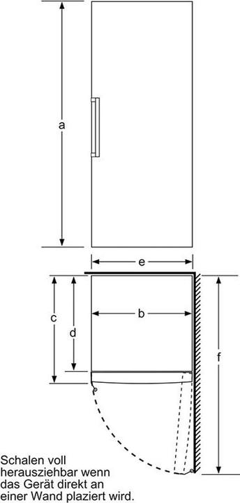 Immagine prodotto Bosch Hausgeräte GSN51DWDPH (Struttura autonoma, 290 l)