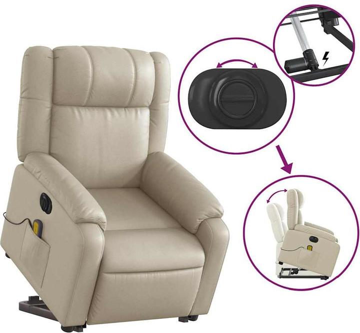 Image du produit vidaXL Massagesessel mit Aufstehhilfe