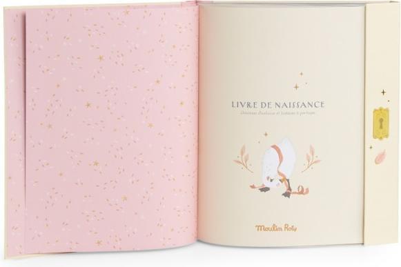 Actual product image Moulin Roty Birth book 80 pages FR, La Petite Ecole de Danse 80 pages