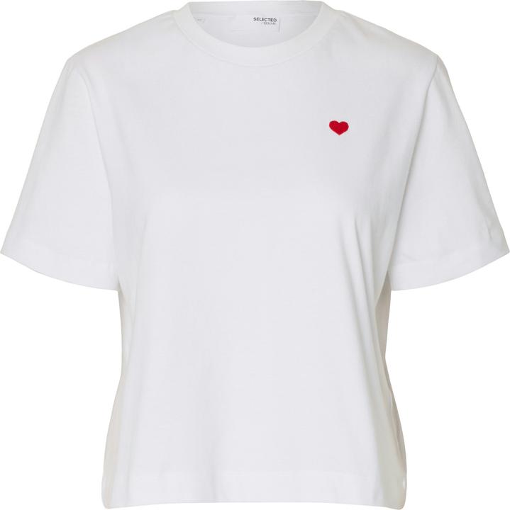 Immagine prodotto Selected Femme Besticktes T-Shirt mit Rundhalsausschnitt (XS)